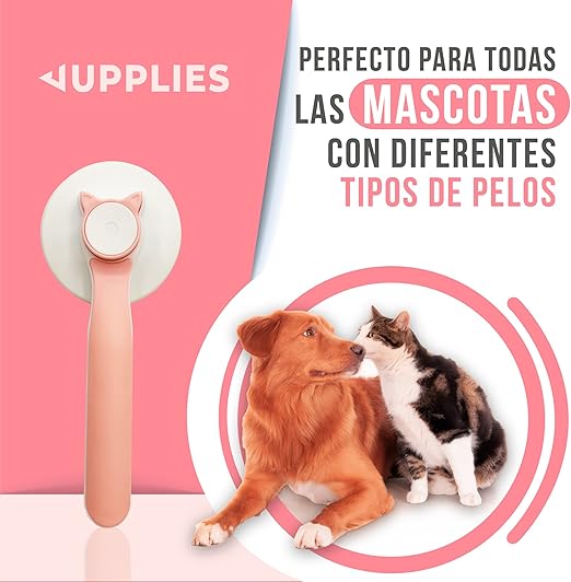 Cepillo para mascotas 2 en 1 rosa - additional image 22